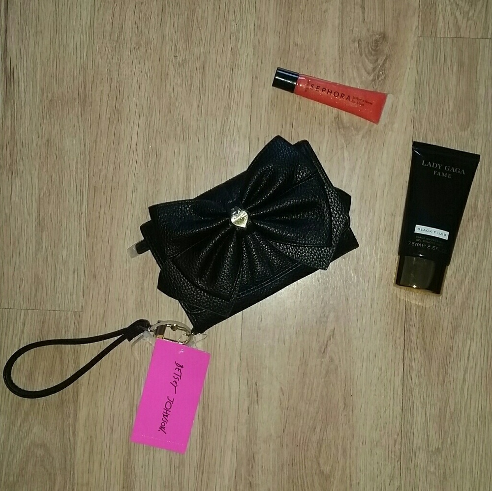 NWT Betsey Johnson Foldover Wallet/Wristlet